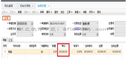 暢捷通T+銷貨單生成銷售發(fā)票后單價不一致？